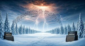 How the thunder, struck the winter.